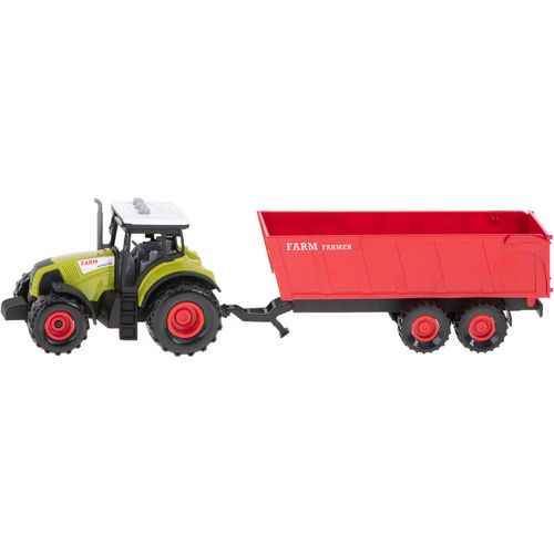 Traktor poljoprivredno vozilo sa LED prikolicom + zvučni efekti slika 2