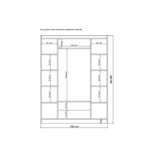 Ormar Nil 802 - Beli slika 5