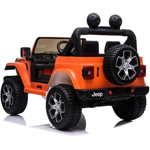 Licencirani Jeep Rubicon Wrangler 4x4 narančasti - auto na akumulator slika 3