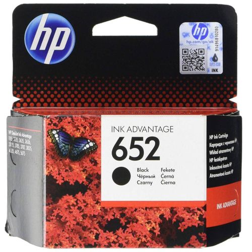 Tinta HP F6V25AE#BHK no.652 Ink advantage 1115/2135/3635/3636/3775/3785 black 360 str 6ml  slika 1