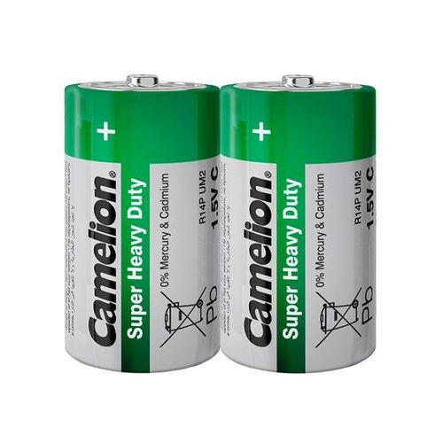 Baterija Zinc-Carbon Camelion GREEN 1.5V R14 2 kom slika 1