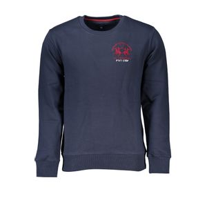 LA MARTINA MEN'S BLUE ZIPLESS SWEATSHIRT