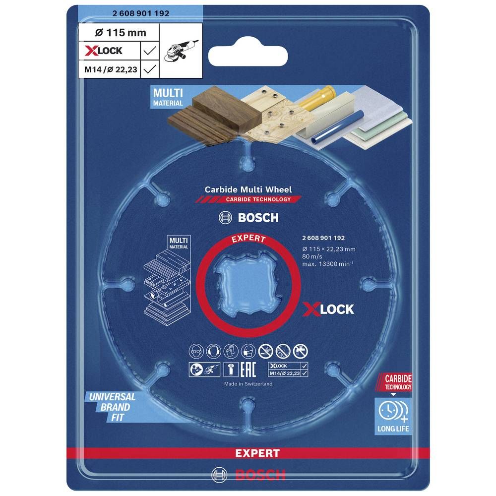 BOSCH Rezna ploča X-LOCK EXPERT 115x22,23 mm slika 3