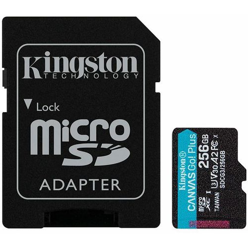 Kingston microSDXC, Select plus Go,R170/W90, 256GB slika 1
