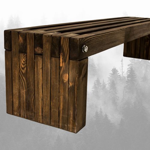 Delem Small Walnut Bench slika 2