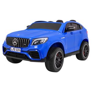 Licencirani auto na akumulator Mercedes GLC 63S - dvosjed - plavi