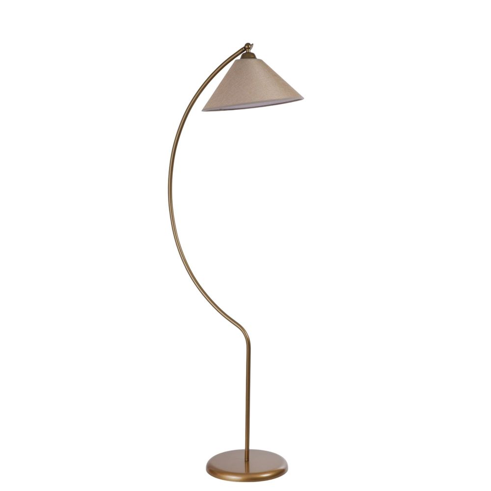Opviq Podna lampa 579, bež, zlatna slika 2