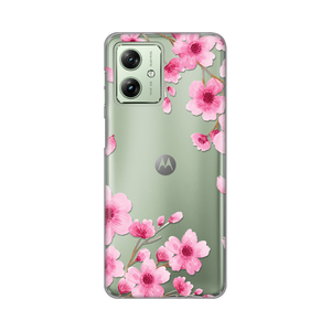 Torbica Silikonska Print Skin za Motorola Moto G54 Rose Flowers