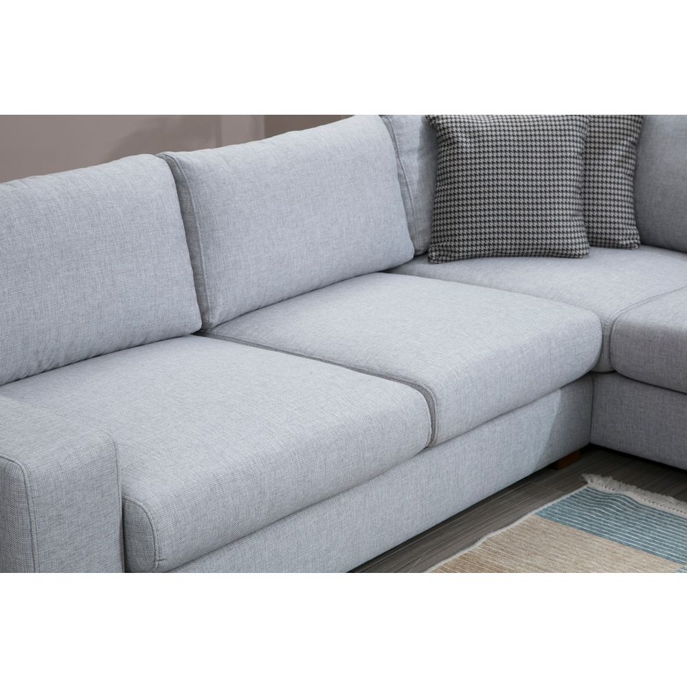 Siva Ugaona Sofa Loop 2 slika 7
