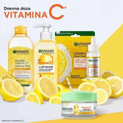 Garnier Skin Naturals Vitamin C gel za čišćenje lica 200ml slika 4