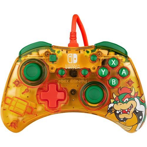 Nintendo Switch Wired Controller Rock Candy Mini - Bowser slika 1