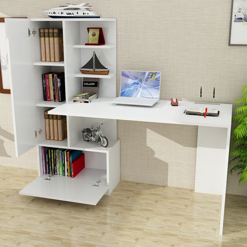 Domingos - White White Study Desk slika 2