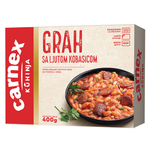 Carnex grah sa ljutom kobasicom 400g