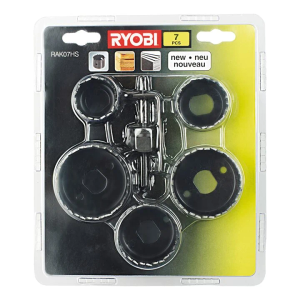 Ryobi - 5-dijelni set krunskih pila za drvo i rigips RAK07HS
