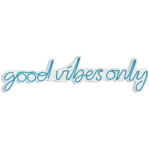 Good Vibes Only - Blue Blue Decorative Plastic Led Lighting slika 8