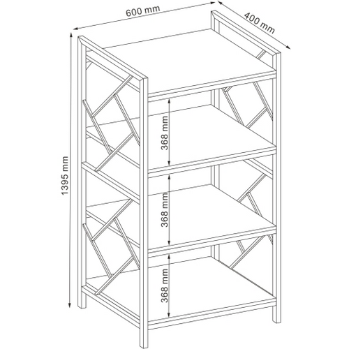 Regal TABLO R4 - MDF slika 2