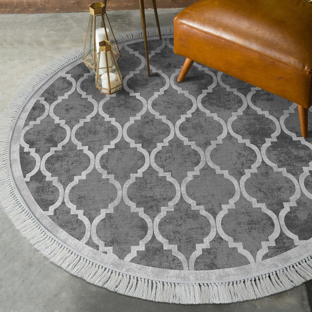 Sivi Tepih za Hodnik ALN400601GR17 (100 x 100 cm) slika 1