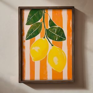 Dekorativna slika u okviru TUN033-L, više boja