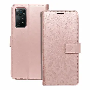 Forcell MEZZO Book torbica za XIAOMI Redmi NOTE 11 PRO / 11 PRO 5G mandala ružičasto zlatna