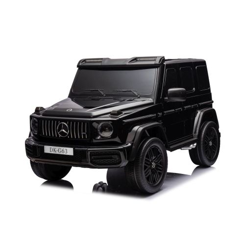 Licencirani auto na akumulator Mercedes G63 XXL 24V 4x4 - DVOSJED - crni slika 4