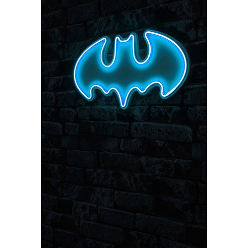 Wallity Ukrasna plastična LED rasvjeta, Batman Bat Light - Blue slika 9