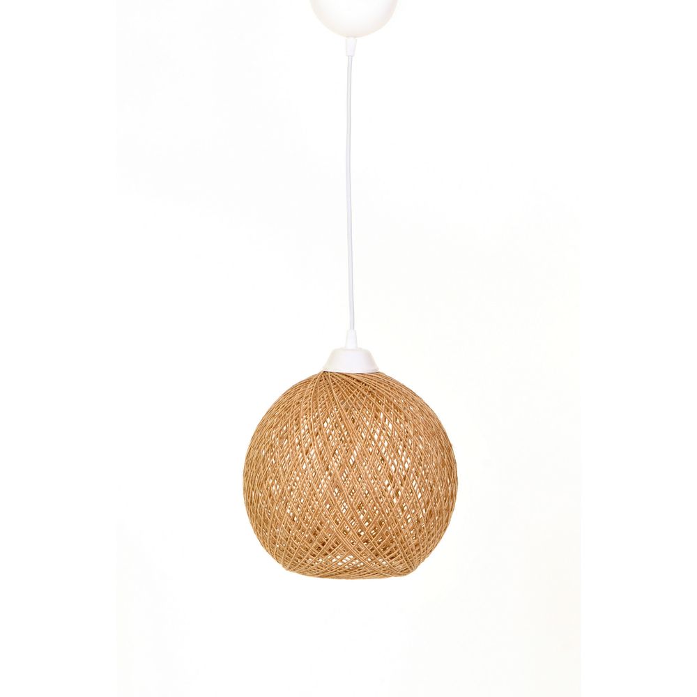 Ručno rađeni luster od jute - Ecru Brown, 190-JE slika 3