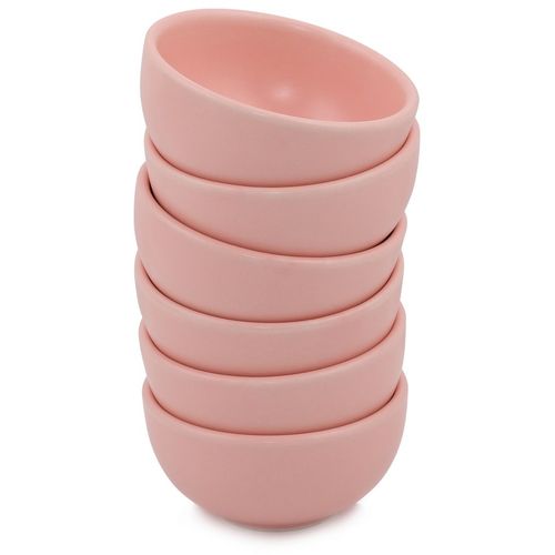Hermia Concept Set posudica za umake, Bulut Mat Light Pink Snack - Sauce 8 Cm 6 Pieces slika 4