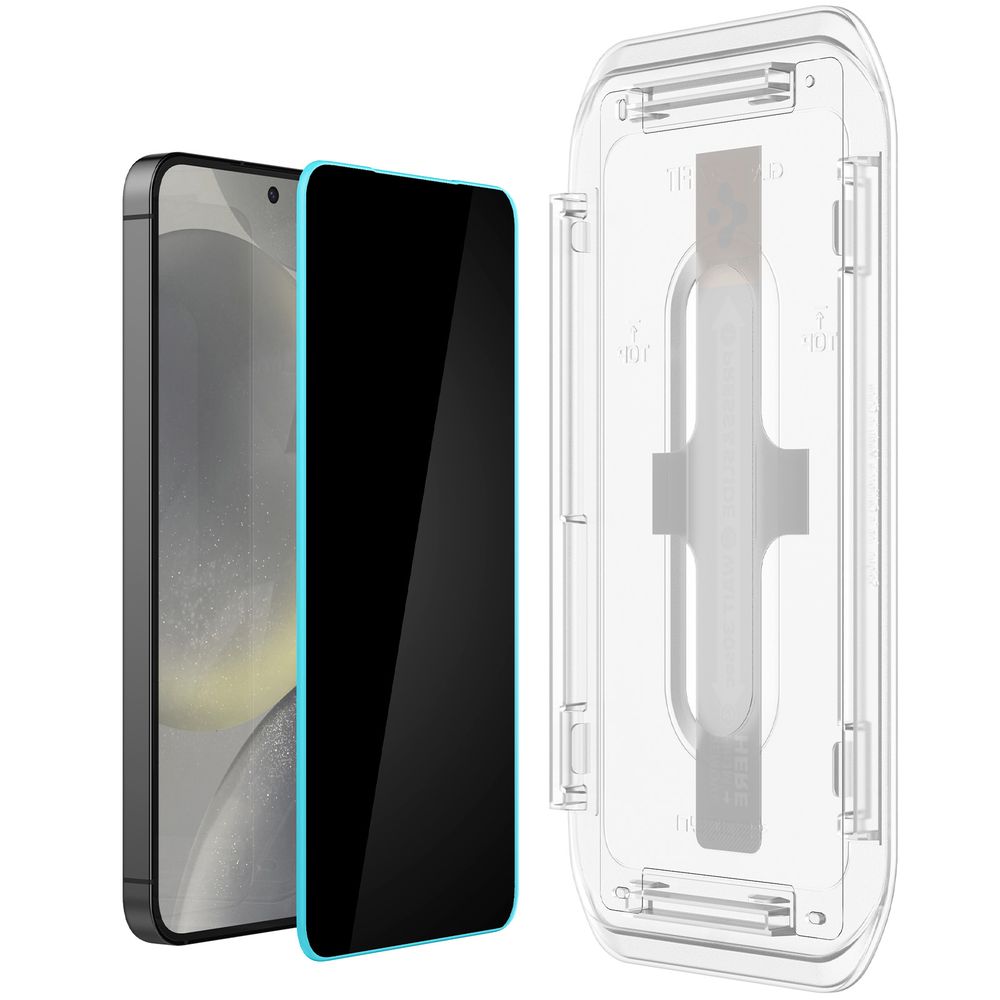 Spigen Glass tR EZ Fit Privacy 2 Pack - Samsung Galaxy S24+ slika 3
