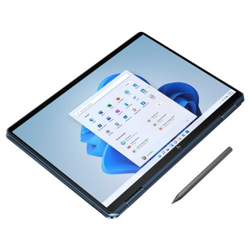 HP 8F013EA Spectre x360 Convertible 14-ef2019nn,Intel Core i7-1355U,16GB RAM onboard,1TB PCIe NVMe TLC M.2 SSD,13.5" IPS AMOLED 3K2K 3000x2000 multitouch,Intel Iris X Graphics,Backlit,1 USB-A 3.2,2 Thunderbolt 4,BT 5.3,FP,Win11Home,US,Nocturne blue aluminum,3yw slika 2