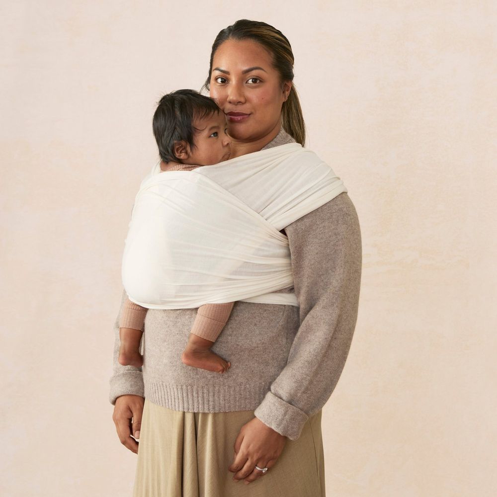 Ergobaby Aura marama, Sustainable Knit Cream slika 8