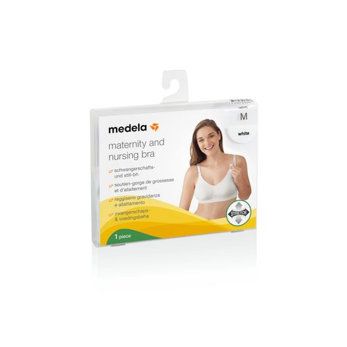 Medela - Maternity and Nursing Bra grudnjak za dojenje, veličina S, beli slika 2