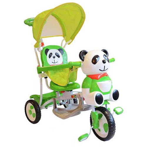 Dječji tricikl Panda -zelena slika 1