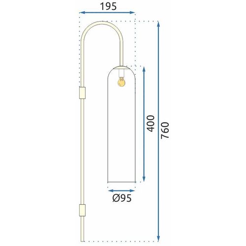 TOOLIGHT Zidna svjetiljka od zidne svjetiljke Zlatna APP664-1W slika 11