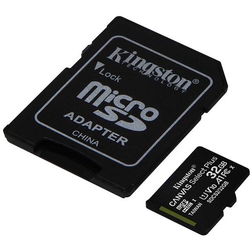 Kingston SDCS2/32GB MicroSD 32GB, Canvas Go! Plus, Class 10 UHS-I U1 V10 A1, Read up to 100MB/s, w/SD adapter slika 2