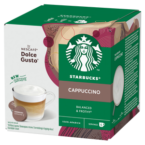 STARBUCKS Cappuccino by NESCAFÉ® Dolce Gusto®, kapsule za kavu, (12 kapsula / 6 napitaka), kutija, 120 g