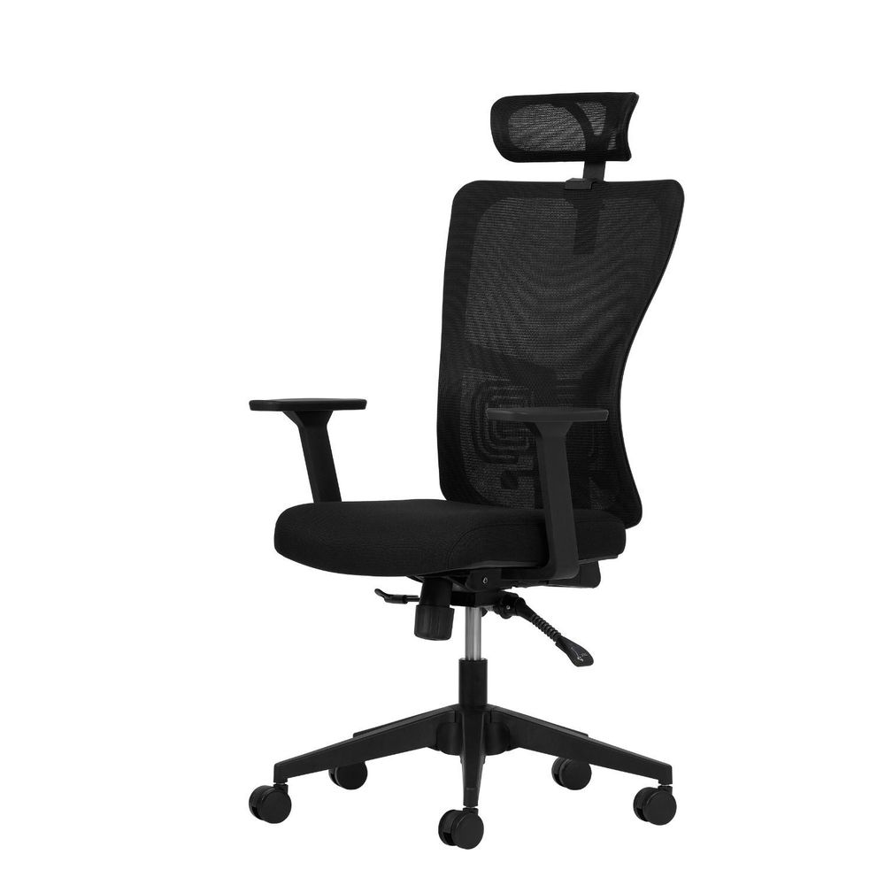 Office chair Lumbar 126 - Black colour slika 3
