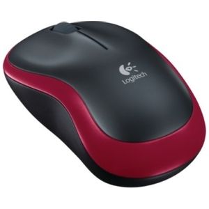 Logitech M185 Wireless crveni miš Retail