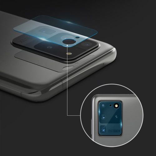 Ringke - IDGL staklo za kameru (3 kom) - Samsung Galaxy S20 Ultra 4G / S20 Ultra 5G - prozirno slika 4
