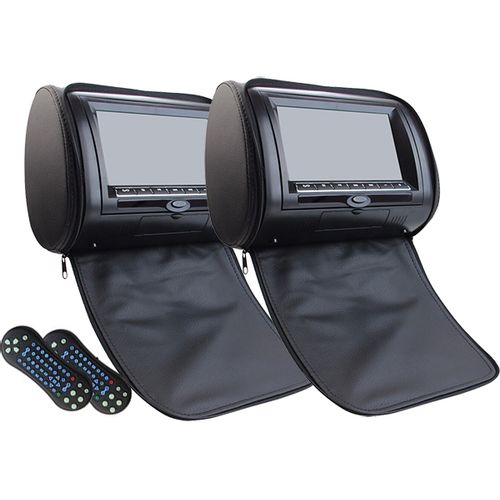 Xwave H761 Dual Headrest DVD player 7"16:9,DVD,VCD,MP3,MP4,CD-R/RW/JPG/ FM/USB/SD/MMC slika 1