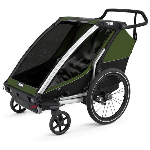 Thule Chariot Cab 2 dečija kolica/prikolica za bicikl - CypresGreen slika 4