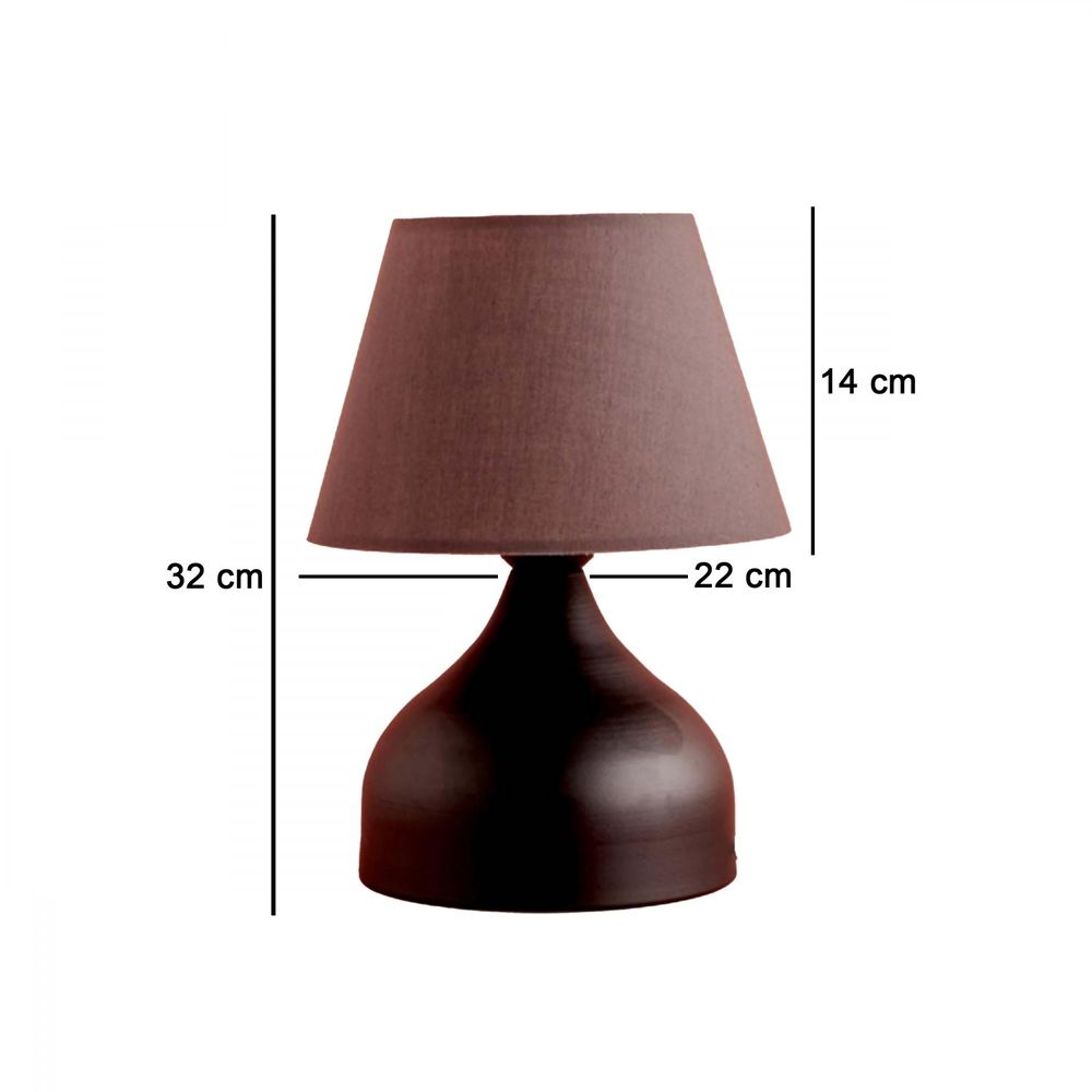 AYD-3434 Siva i Crna Stolna Lampa slika 5
