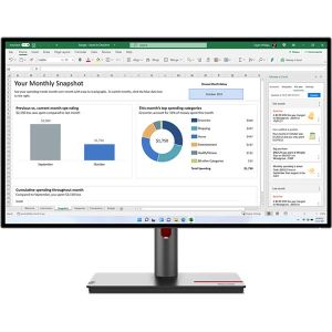 Monitor LENOVO ThinkVision P27q-30 27" / QHD / IPS / 75Hz / 4ms (crni)