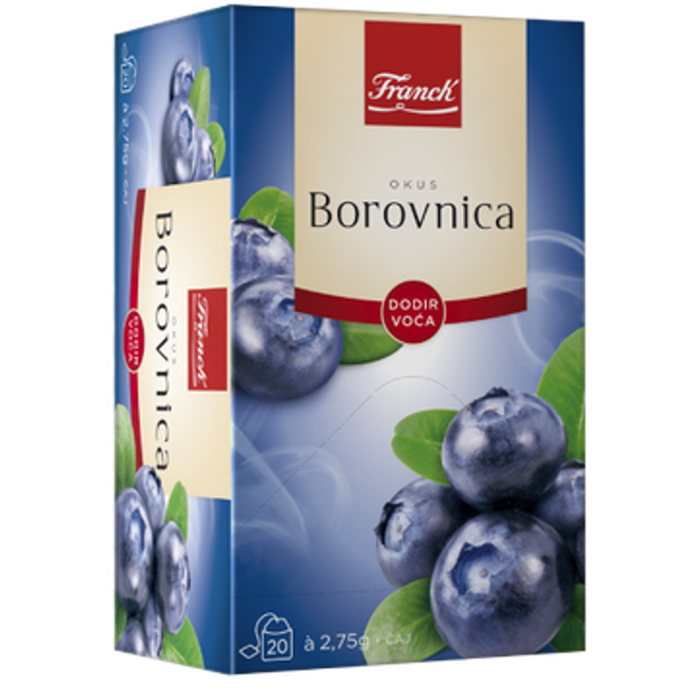 Franck Čaj Borovnica kutija 55 g  slika 1