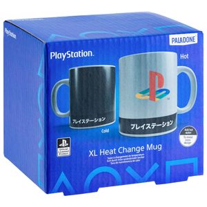 Playstation silver buttons mug —