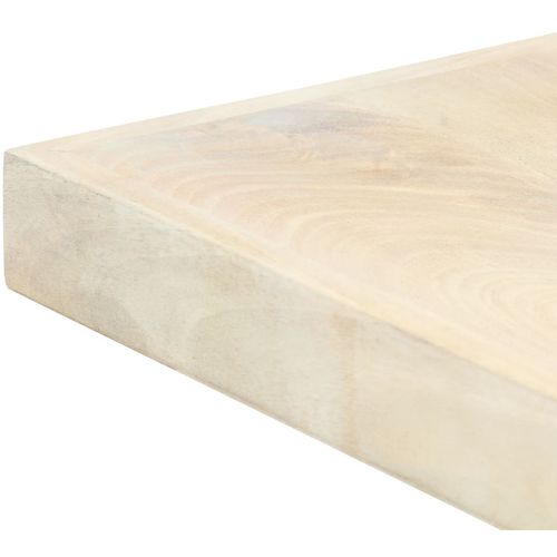 Blagovaonski stol bijeli 200x100x75 cm od masivnog drva manga slika 37
