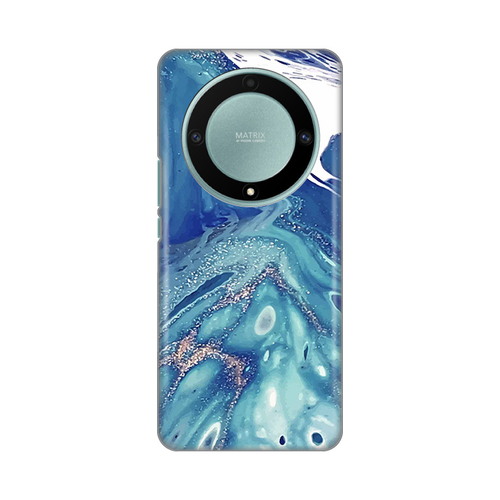 Torbica Silikonska Print za Honor Magic 5 Lite Blue Marble slika 1