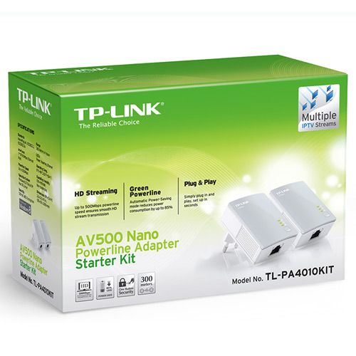 TP-LINK AV500 Nano Powerline Adapter Starter Kit TL-PA4010KIT slika 2