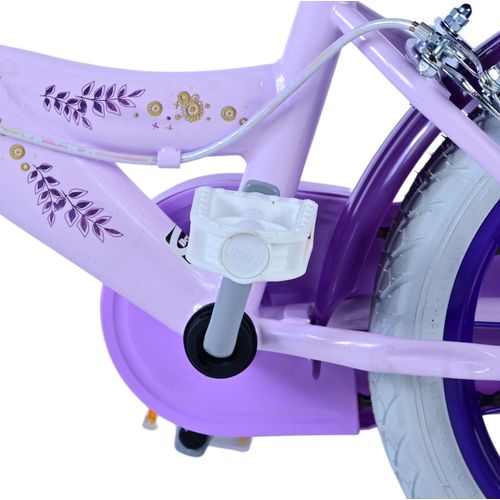 Dječji bicikl Disney Wish 14" s dvije ručne kočnice ljubičasti slika 9