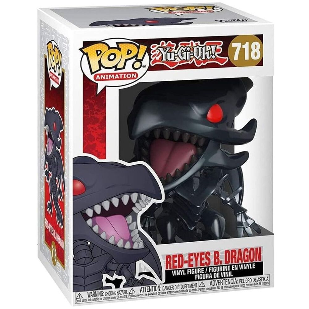 Funko POP figura Yu-Gi-Oh Crnooki Crveni Zmaj slika 3