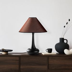 Luna - 15252 Smeđa i Crna Stolna Lampa